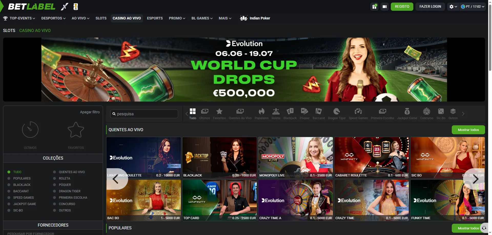BetLabel Casino plačilne metode – hitri depoziti in izplačila