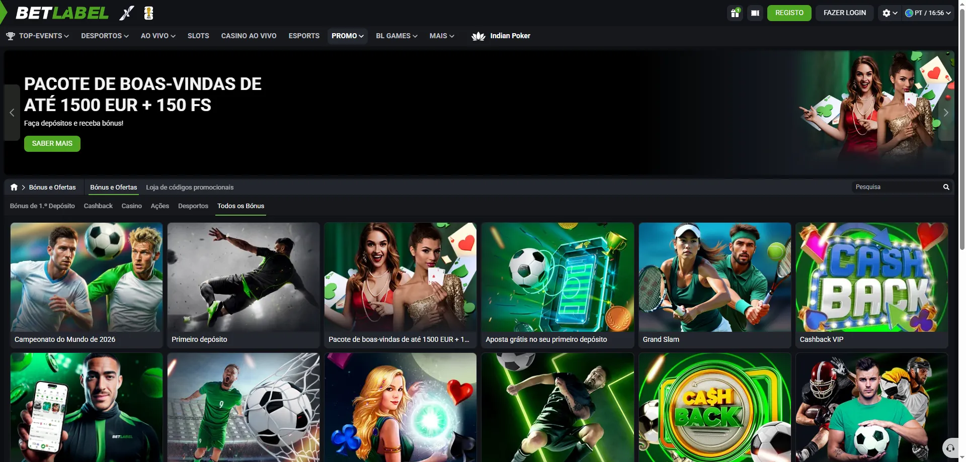 BetLabel Casino bonus dobrodošlice in tedenske promocije